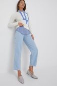 Джинси Lee Carpenter Light Robin жіночі висока посадка колір блакитний