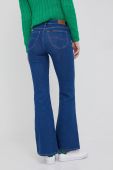 Джинси Lee Breese Dark Zuri жіночі висока посадка колір темно-синій
