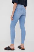Джинси Wrangler High Rise Skinny Beach Baby жіночі висока посадка колір блакитний