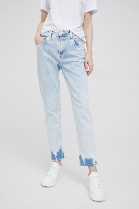 Джинси Pepe Jeans жіночі висока посадка колір блакитний (2251387)