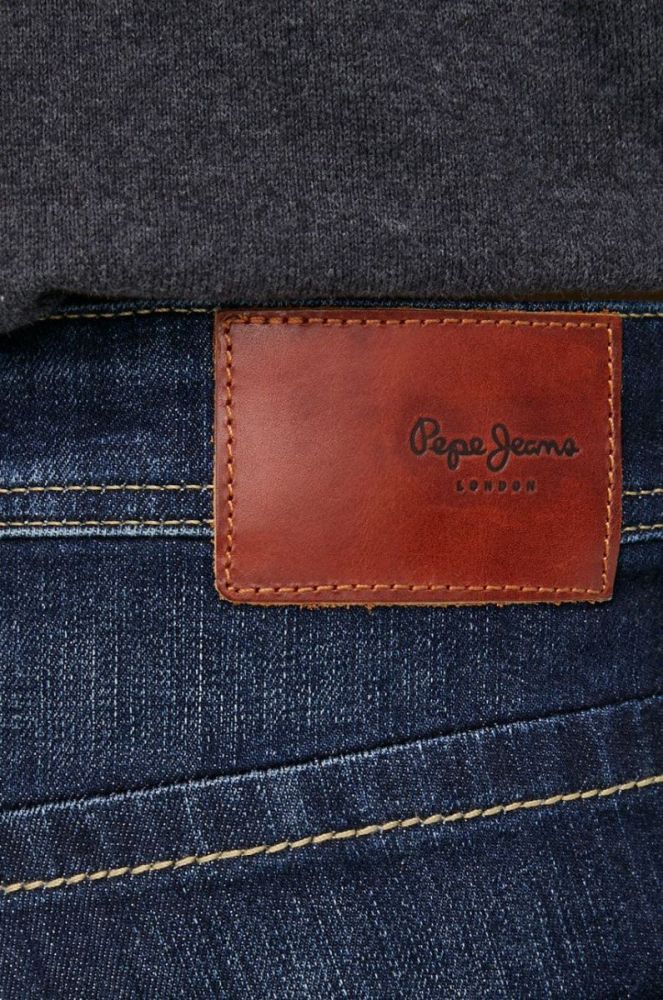 Джинси Pepe Jeans Cash чоловічі колір темно-синій (1928273) фото 4