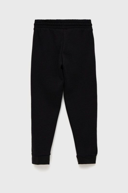 Дитячі штани adidas Performance H57518 колір чорний з аплікацією фото 2