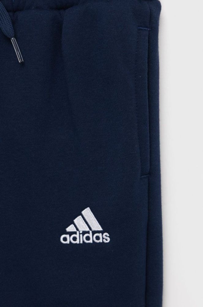 Дитячі штани adidas Performance H57526 колір синій однотонні фото 3
