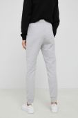 Штани Armani Exchange жіноче колір сірий з аплікацією