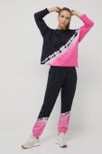 Спортивні штани Dkny жіночі колір рожевий візерунок (2161133)