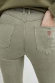 Джинси Guess жіночі середня посадка колір зелений (2895408)