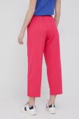 Штани Tommy Hilfiger жіночі колір рожевий однотонні (2113961)