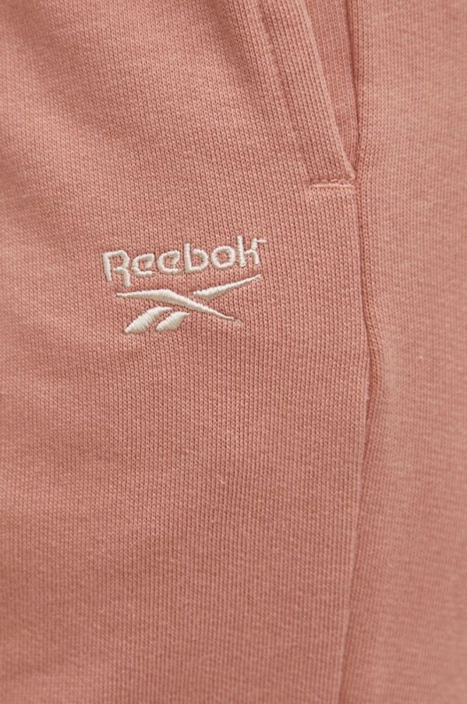 Бавовняні штани Reebok Classic H49234 жіночі колір помаранчевий гладкі фото 4