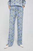 Штани Joop! жіночі широке висока посадка колір блакитний