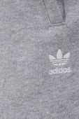 Штани adidas Originals HF7501 жіночі колір сірий меланж HF7501-MGREYH