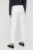Штани Pennyblack жіночі колір білий облягаюче середня посадка