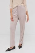 Штани Max Mara Leisure жіночі колір прозорий широке висока посадка