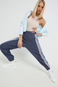 Спортивні штани adidas Originals Adicolor жіночі з аплікацією HC4547-SHANAV колір блакитний