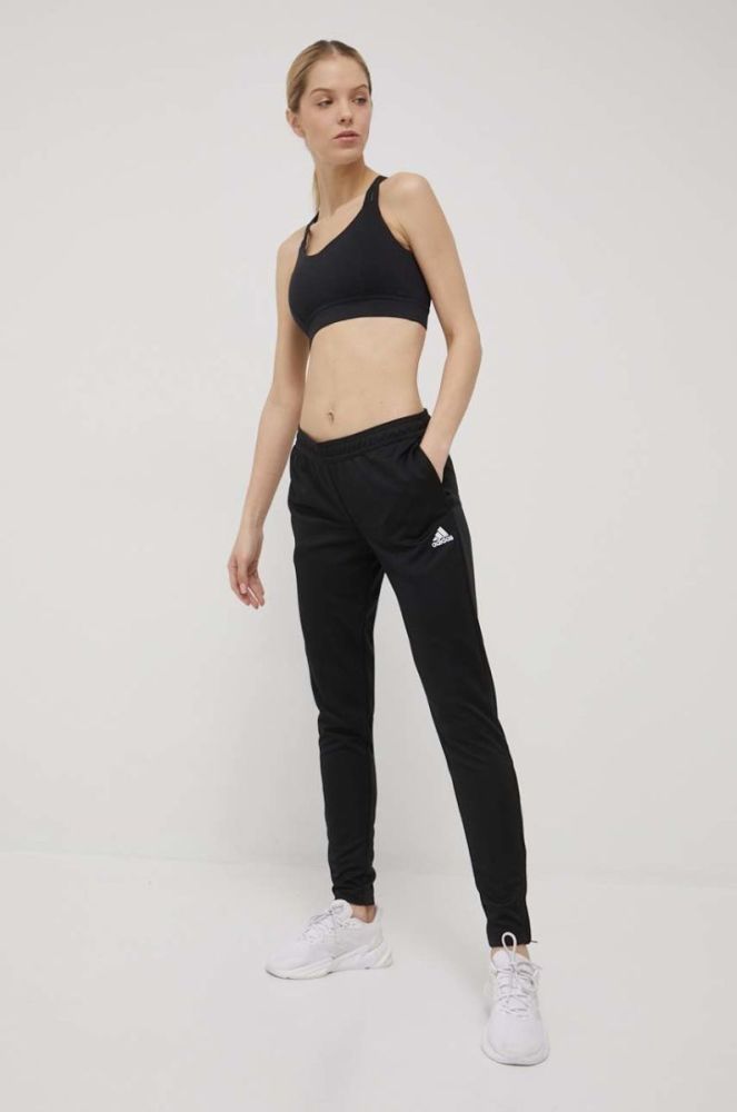 Штани adidas Performance HC0335 жіночі колір чорний фото 2