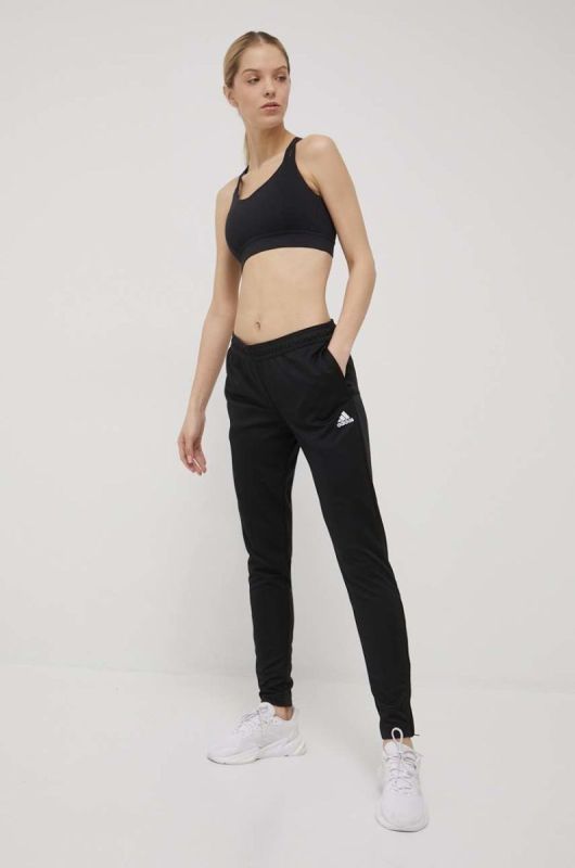 Штани adidas Performance HC0335 жіночі колір чорний фото 2