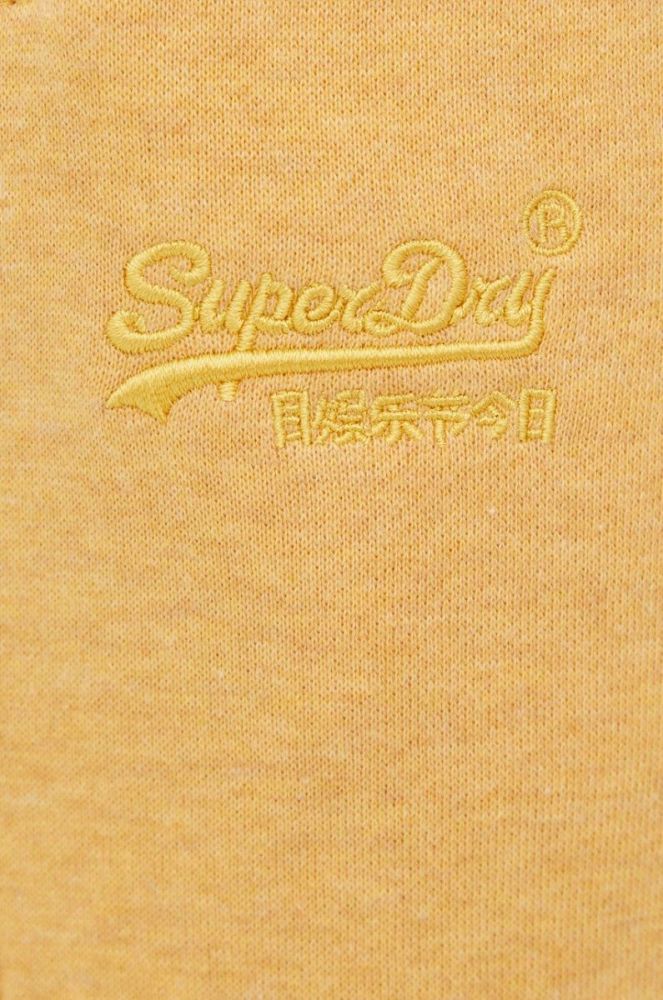 Спортивні штани Superdry жіночі колір жовтий меланж фото 4