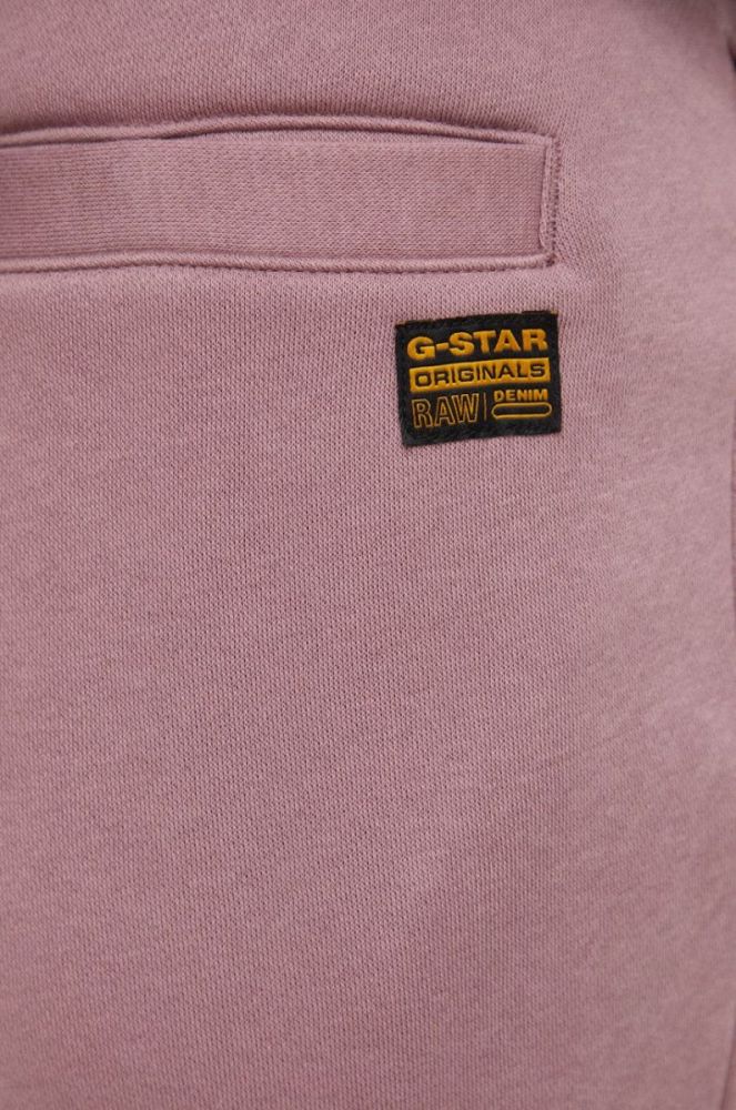 Спортивні штани G-Star Raw жіночі колір фіолетовий однотонні фото 4