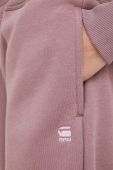 Спортивні штани G-Star Raw жіночі колір фіолетовий однотонні