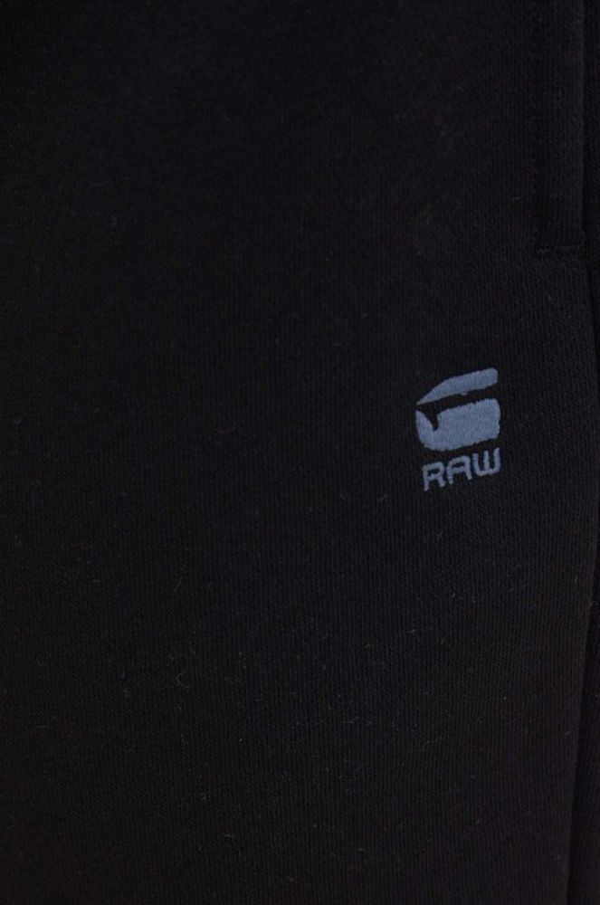 Спортивні штани G-Star Raw жіночі колір чорний однотонні фото 4