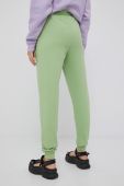 Штани Karl Kani жіночі колір зелений з аплікацією KW2210062-green