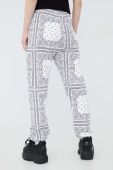 Штани Champion 115122 жіночі колір білий візерунок