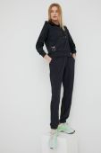 Спортивні штани Fila жіночі колір чорний