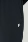 Спортивні штани Fila жіночі колір чорний