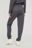 Спортивні штани Fila жіночі колір сірий однотонні