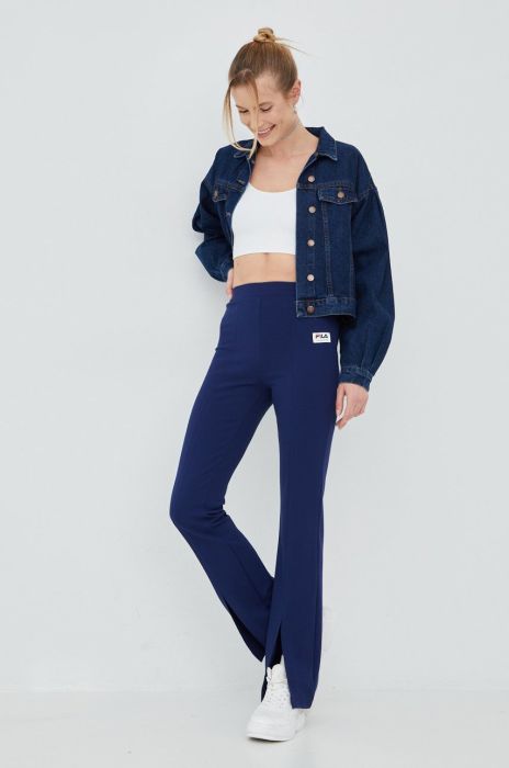 Штани Fila жіночі колір синій (2360918)