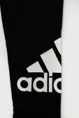 Дитячі штани adidas Performance GN4064 колір чорний з принтом