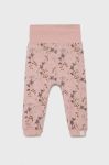 Дитячі штани Name it колір рожевий візерунок