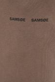 Бавовняні штани Samsoe Samsoe чоловічі колір коричневий гладке