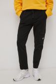 Штани Tommy Jeans чоловіче колір чорний пряме
