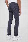 Штани Guess чоловічі колір синій облягаюче