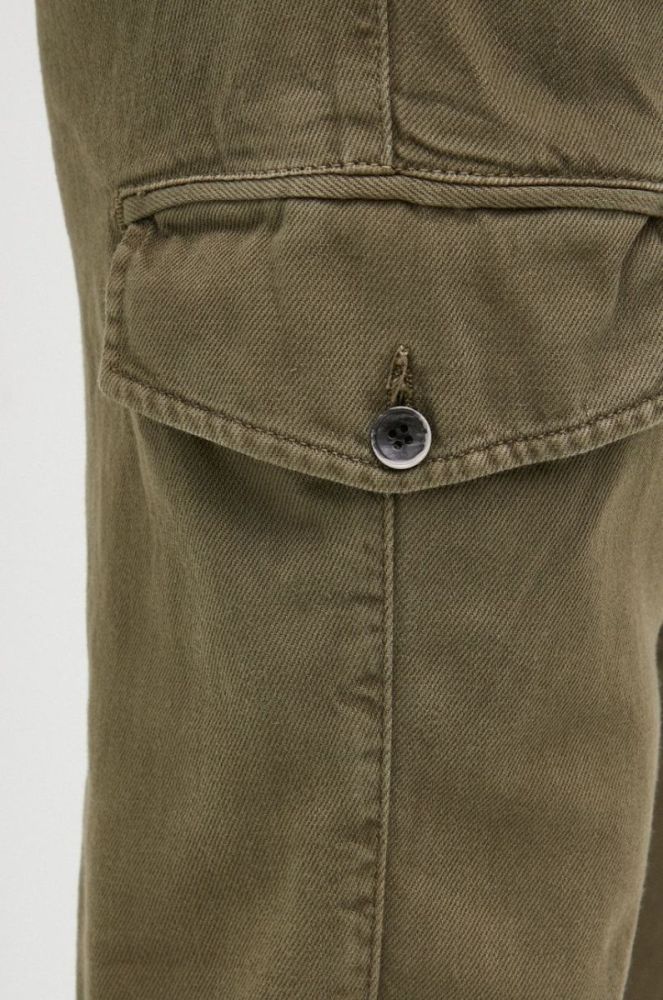 Штани Desigual чоловічі колір зелений фасон jogger фото 9