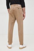 Штани Desigual чоловічі колір бежевий пряме