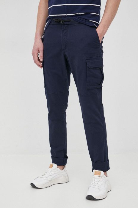 Штани s.Oliver чоловічі колір синій фасон cargo