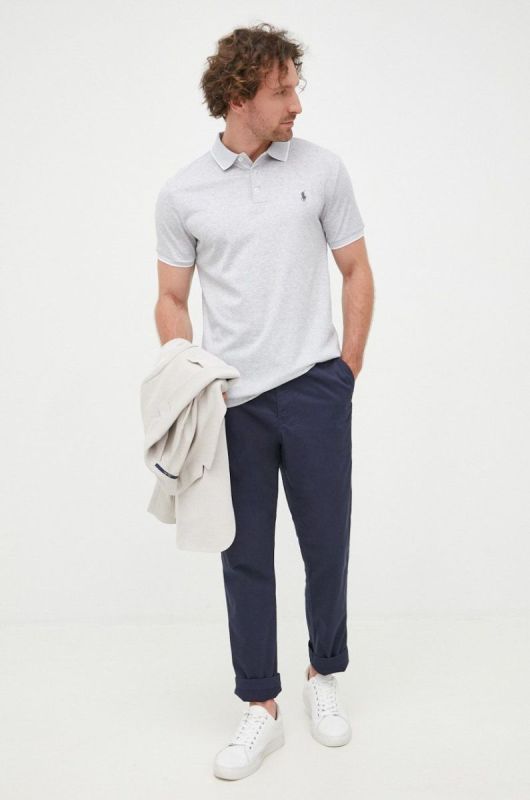 Штани Polo Ralph Lauren чоловічі колір синій пряме (2476870) фото 2