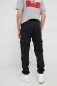 Штани adidas Originals HE6989 Adicolor Essentials Trefoil Cargo Pants чоловічі колір чорний гладкі HE6989-BLACK
