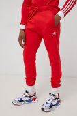 Штани adidas Originals HG3904 Adicolor Essentials Trefoil Pants чоловічі колір червоний гладкі HG3904-VIVRED