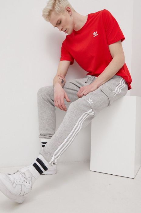 Штани adidas Originals Adicolor HG4827 чоловічі колір сірий гладке HG4827-MGREYH