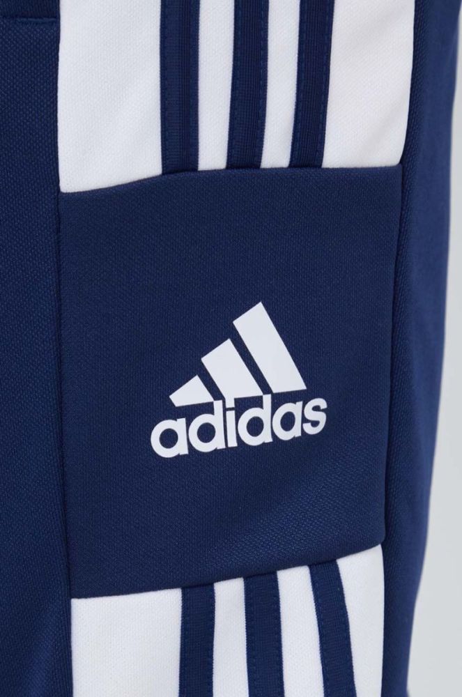 Штани для тренувань adidas Performance Squadra 21 HC6273 чоловічі колір синій з аплікацією фото 4
