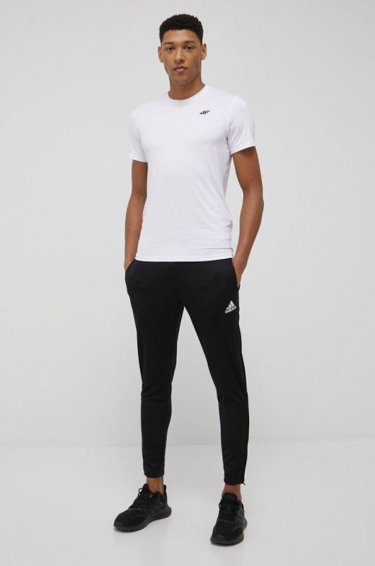Штани для тренувань adidas Performance Entrada 22 HC0332 чоловічі колір чорний облягаюче фото 2
