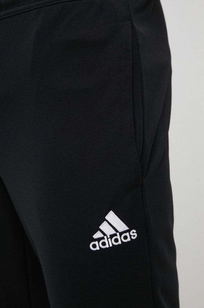 Штани для тренувань adidas Performance Entrada 22 HC0332 чоловічі колір чорний облягаюче фото 4