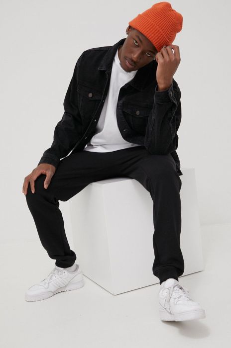 Штани Quiksilver чоловічі колір чорний меланж