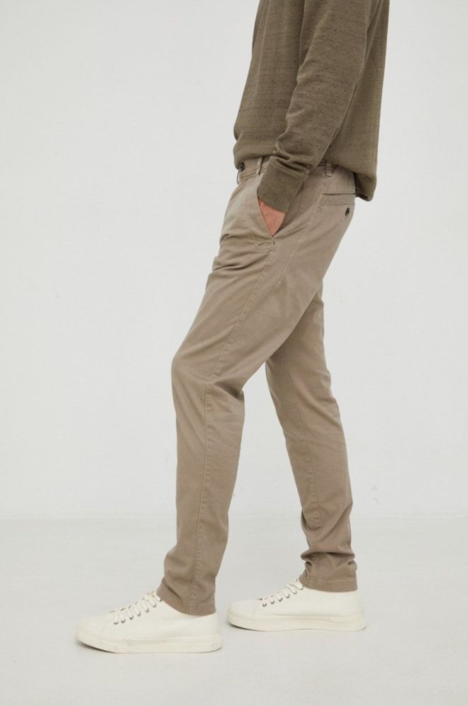 Штани G-Star Raw чоловічі колір бежевий фасон chinos (2546962)