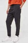 Бавовняні спортивні штани BOSS BOSS CASUAL колір сірий однотонні (3295866)