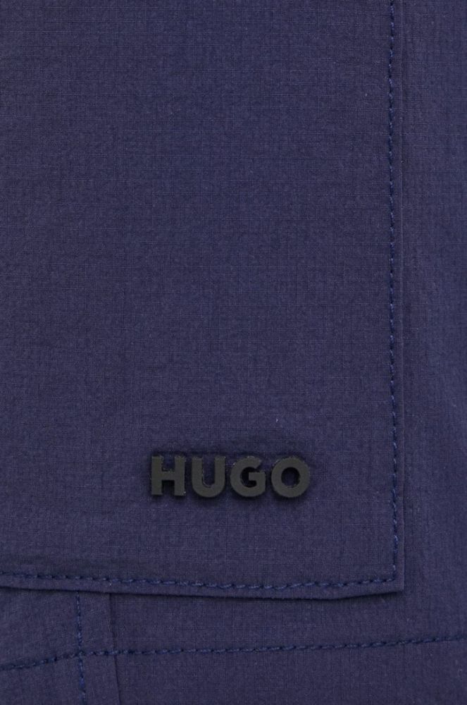 Шорти HUGO чоловічі колір синій (2403683) фото 4