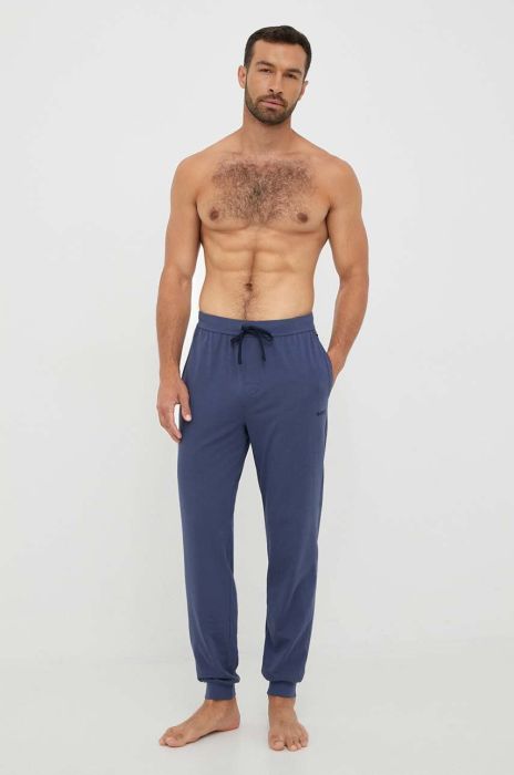 Штани лаунж BOSS колір фіолетовий однотонні