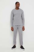 Штани лаунж BOSS колір сірий однотонні (3379995)